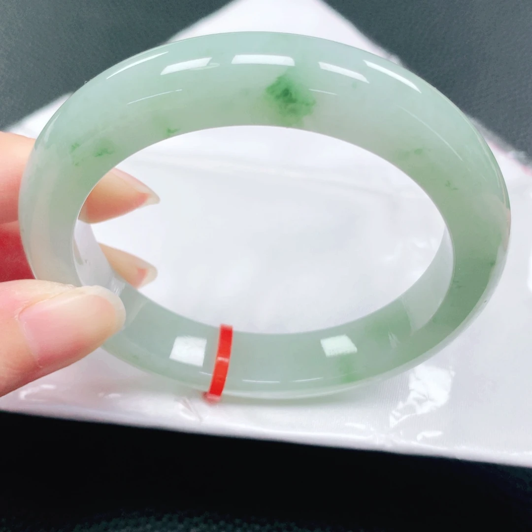 未镶嵌手镯翡翠58圈