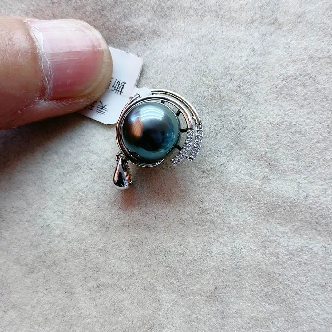 海水珍珠颈饰银S925镶嵌