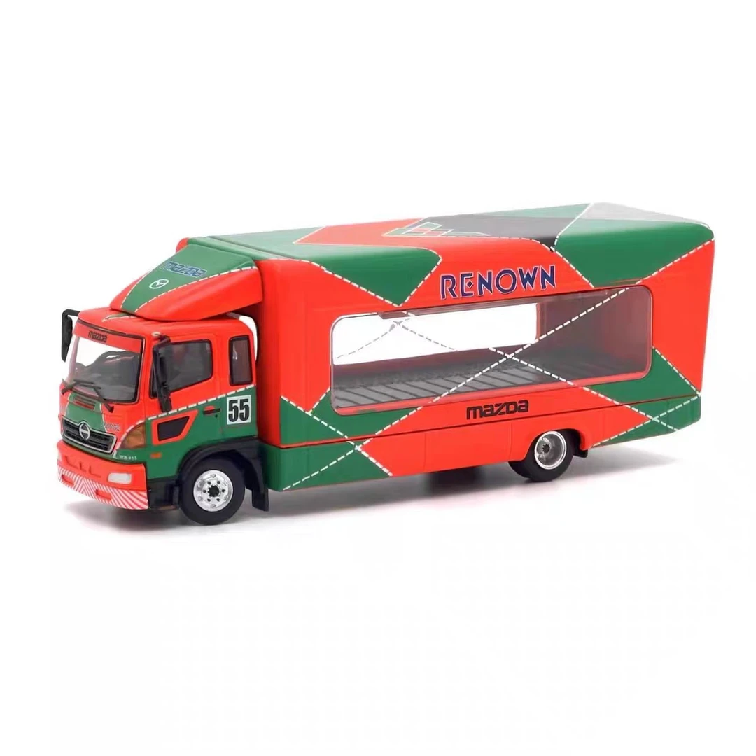 现货 UM 1:64 授权 日野500 Ranger 抬升式 厢体拖车运输车 避震