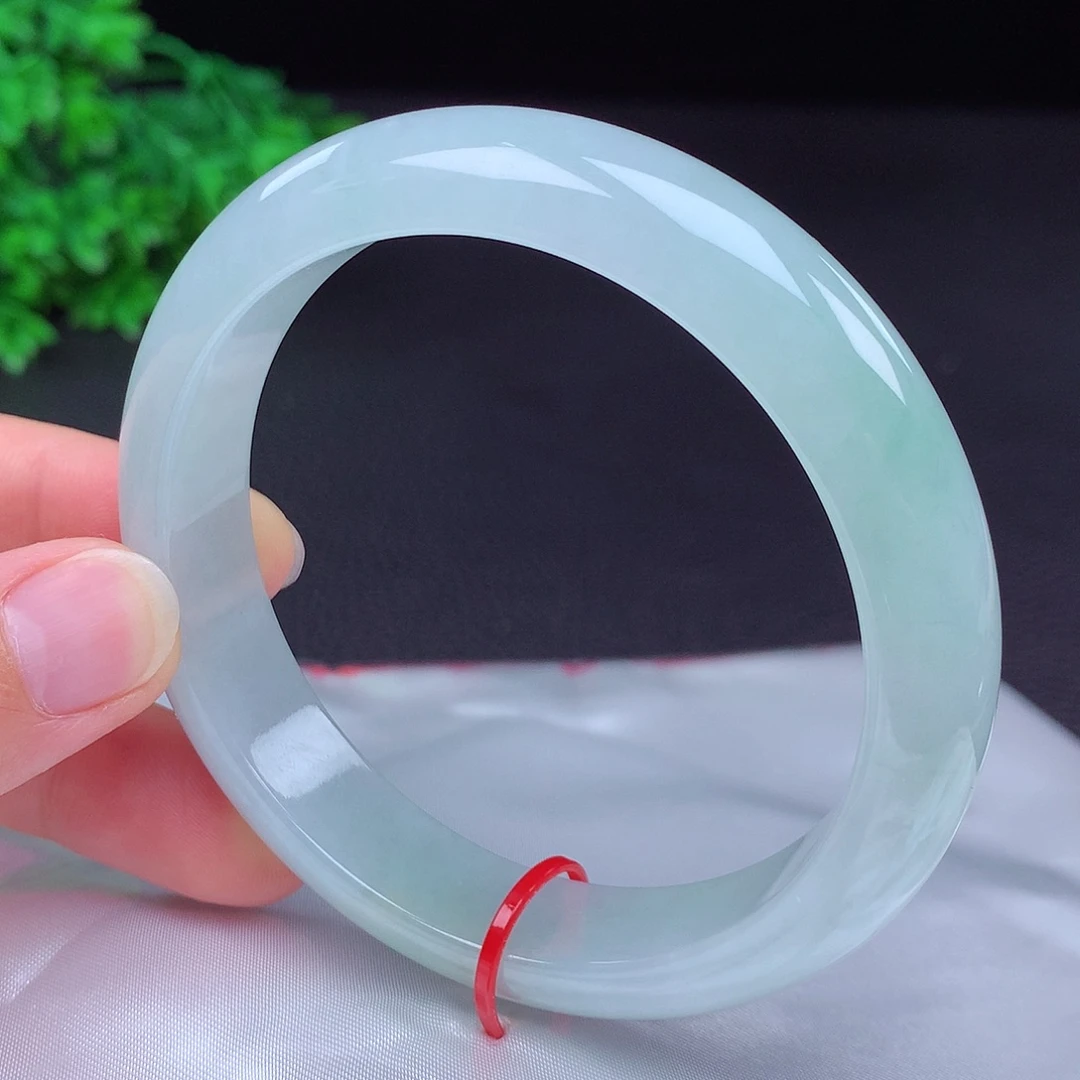 翡翠未镶嵌手镯62圈口432104