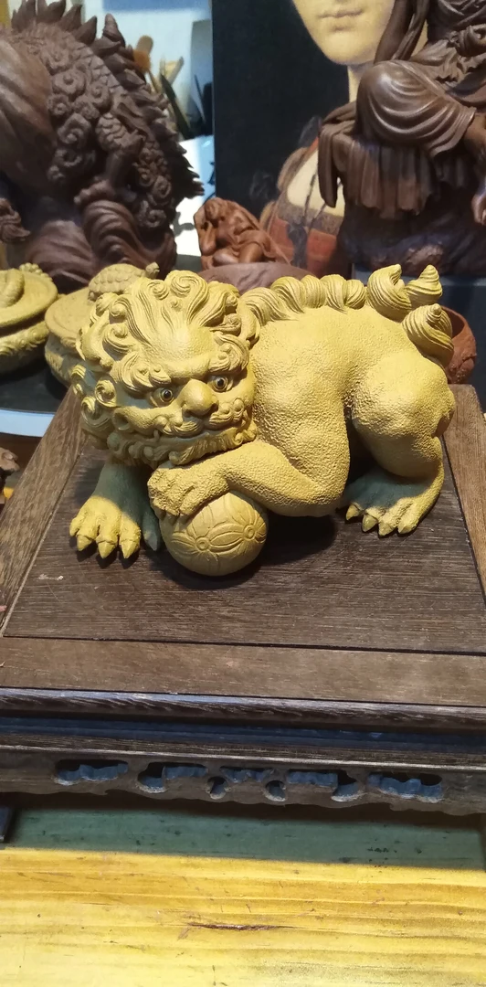 紫砂茶宠摆件狮子貔貅，紫砂雕塑原创设计制作