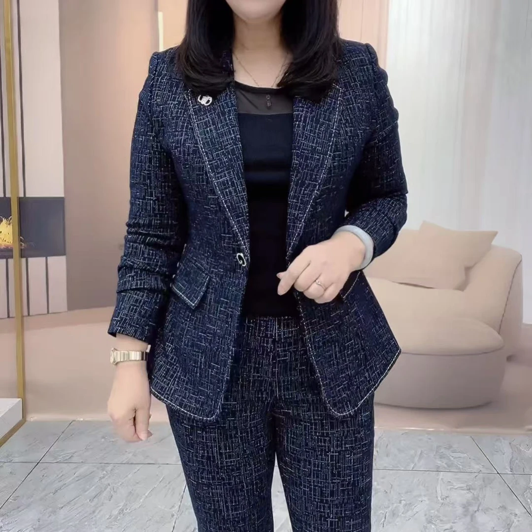 1567休闲时尚通勤洋气减龄显瘦气质修身女装套装