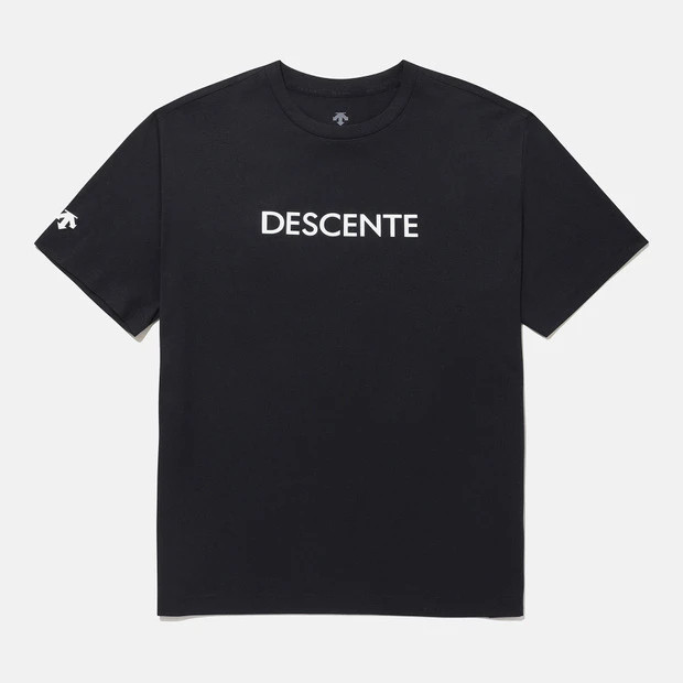 DESCENTE/迪桑特运动休闲圆领T恤舒适印花短袖百搭SQ123UTS13
