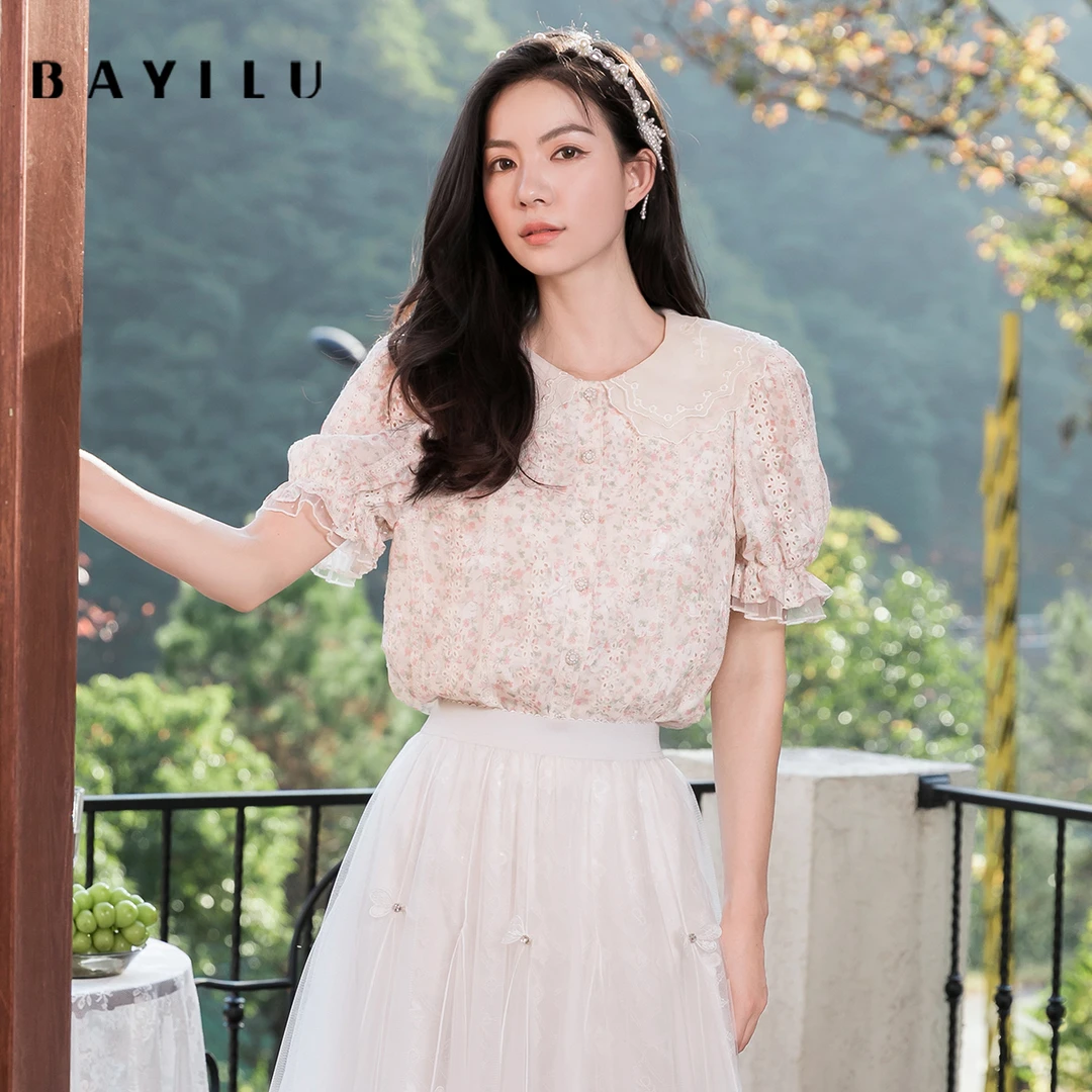 【高高甄选】芭依璐女装夏季新款时尚衬衫86C0662