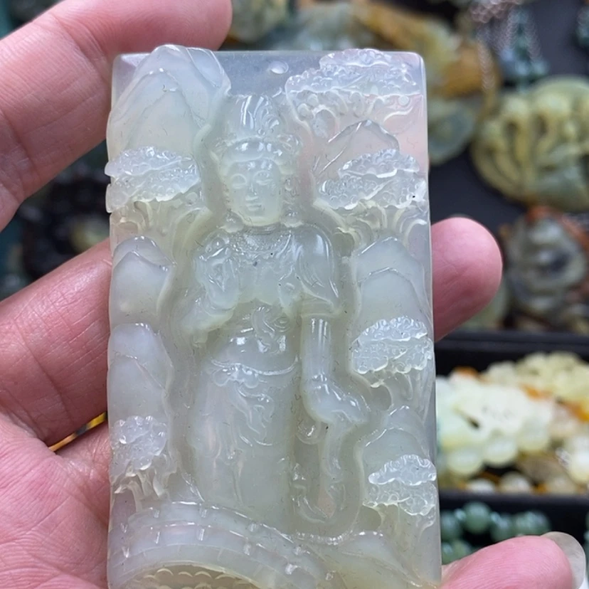 【闪购商品】未镶嵌蛇纹石玉吊坠