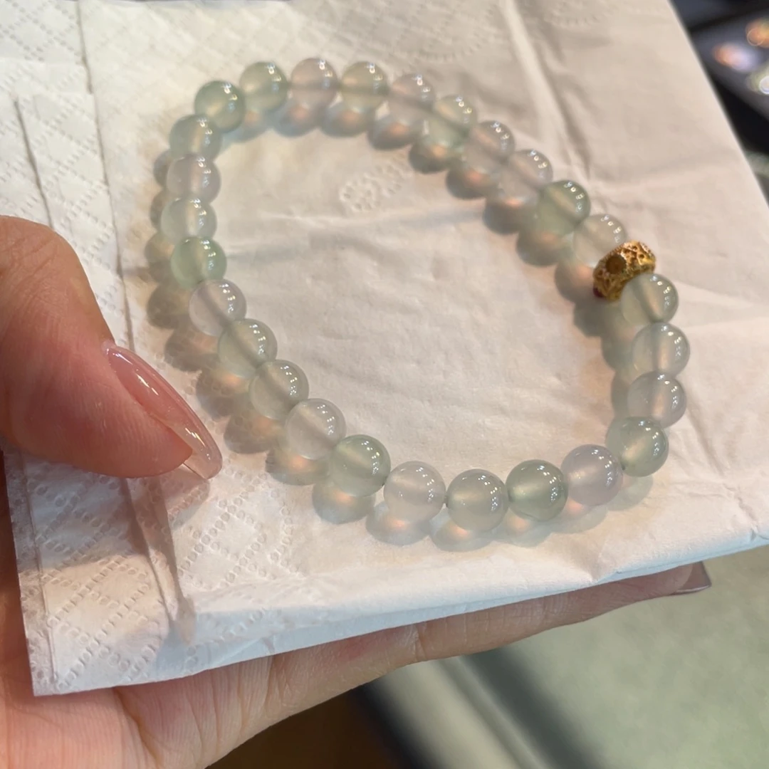 翡翠未镶嵌颈饰珠链