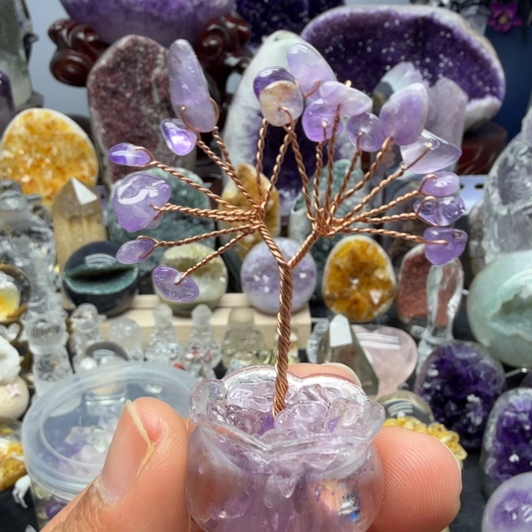 未镶嵌紫晶摆件紫水晶