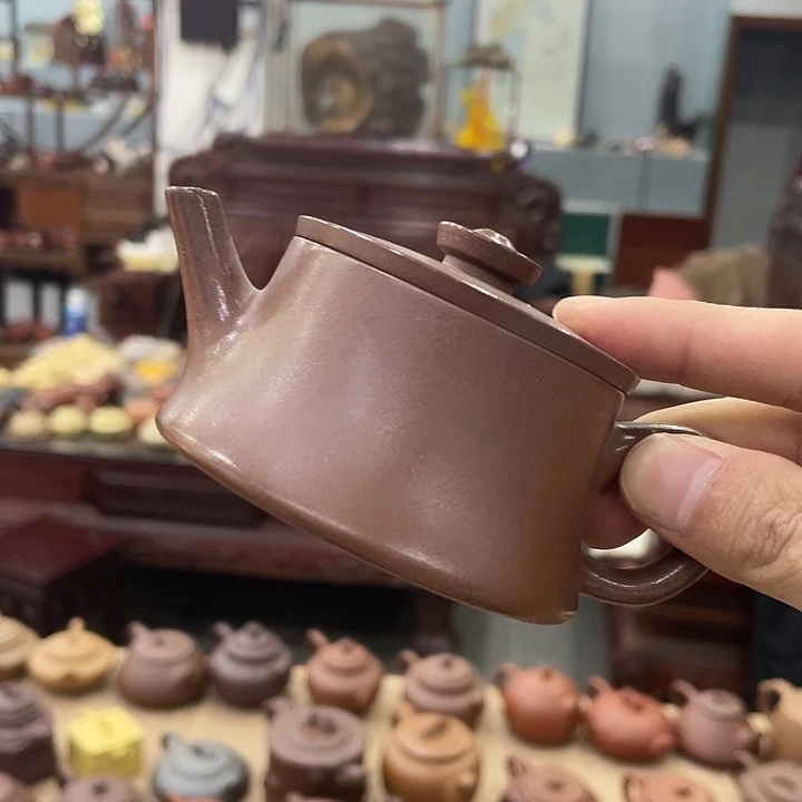 紫砂茶壶宜兴原矿紫砂作品