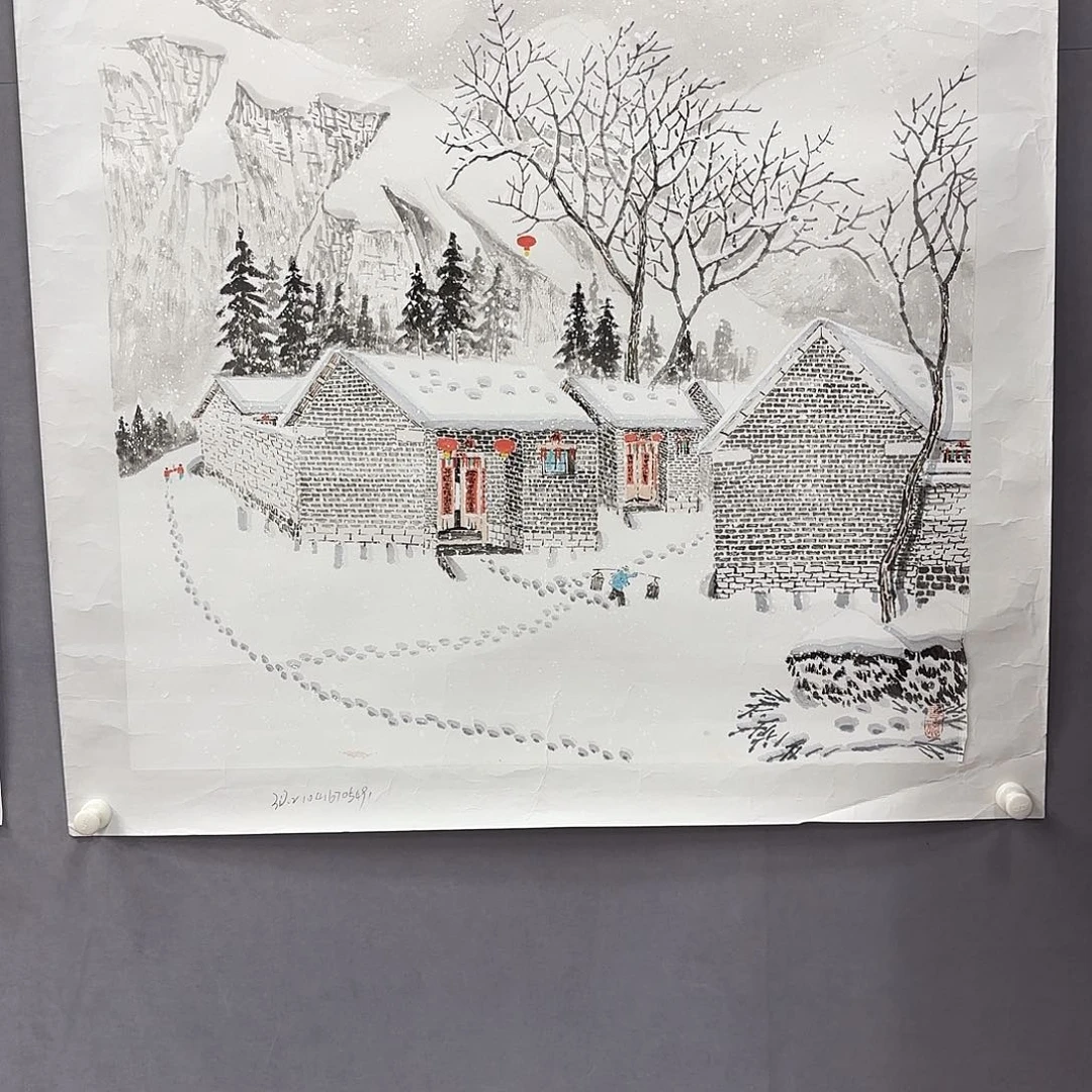 国画艺术家真人手绘