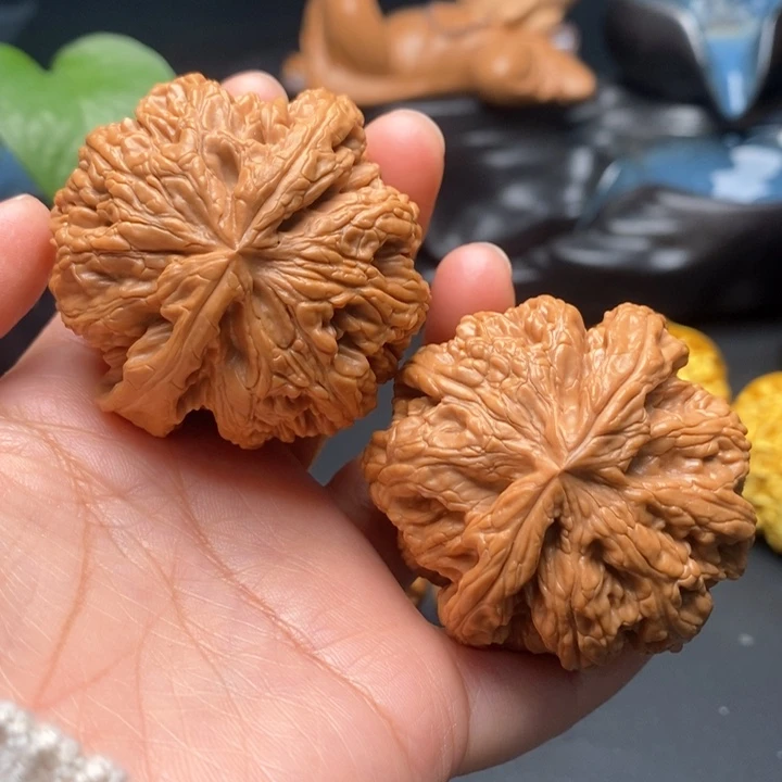 文玩核桃把件粗筋50尺