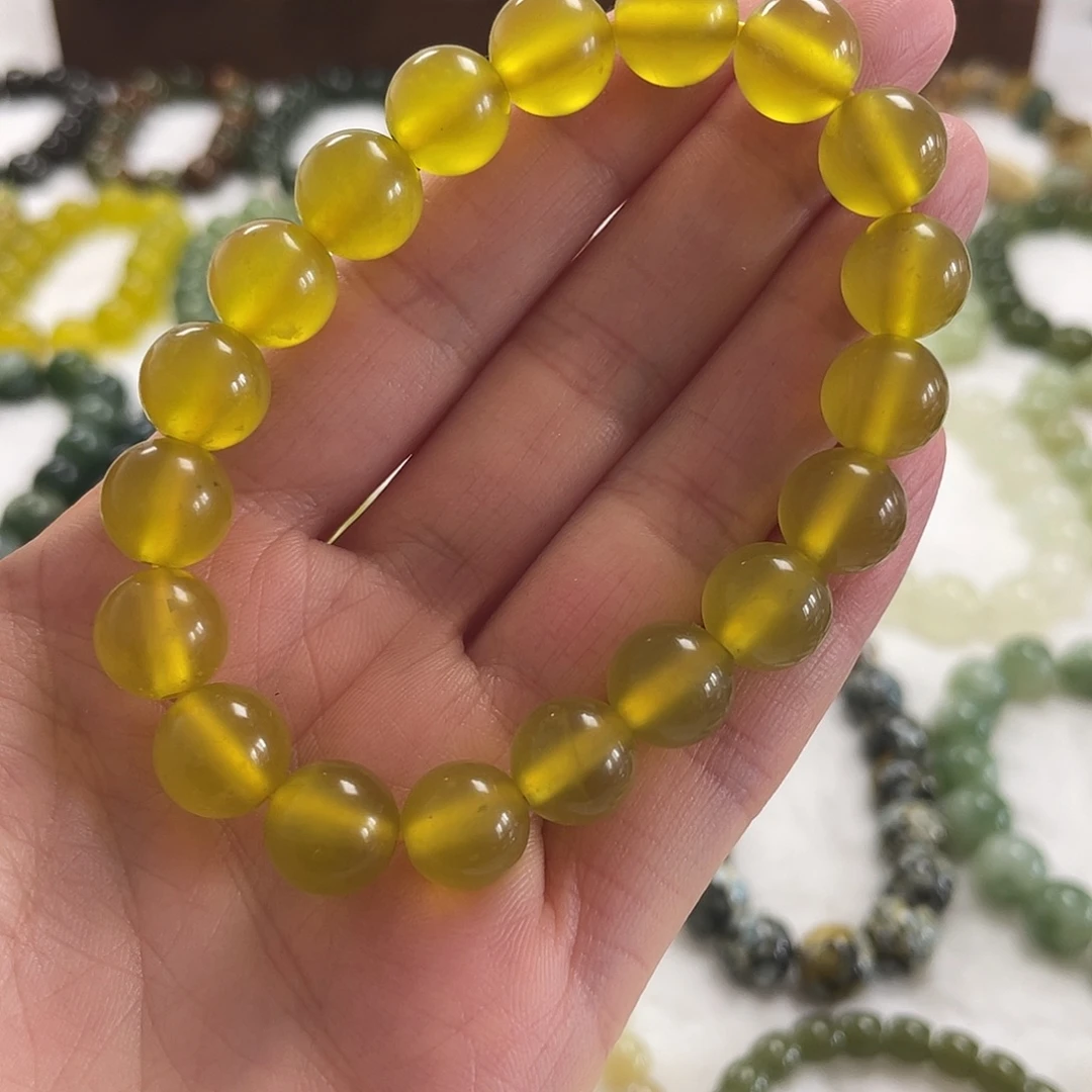 蛇纹石玉未镶嵌手串
