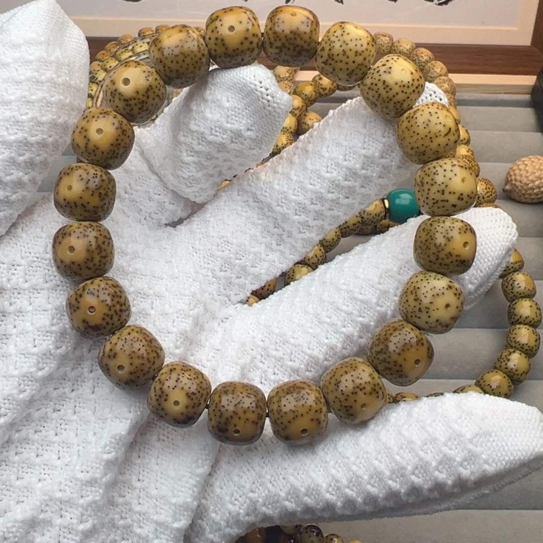 手串星月菩提卡12石玉单圈