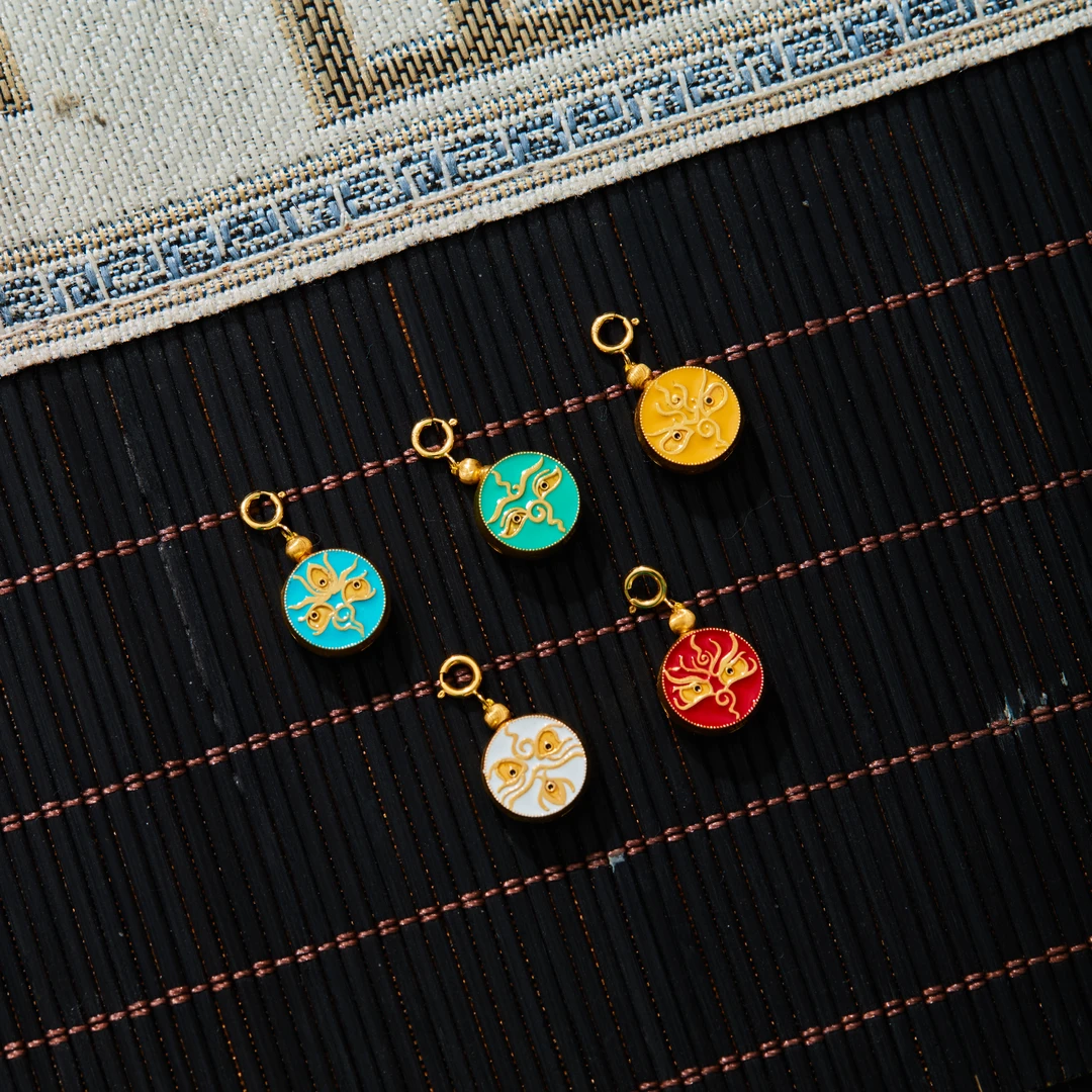 【云上雅岚】五路财爷丨18K吊坠-多样性发一件#XYGD4510013