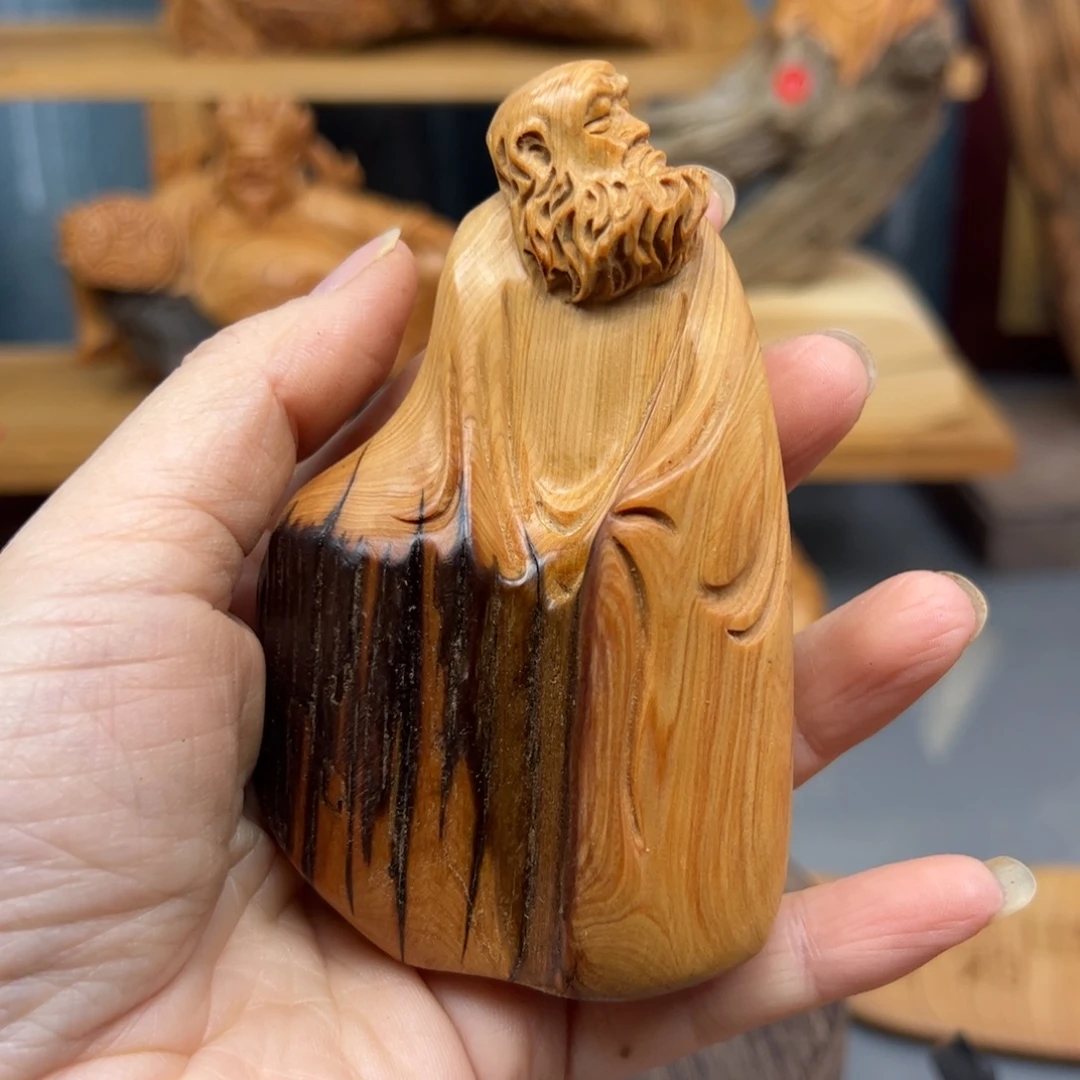 柏木崖柏木摆件手把件，70