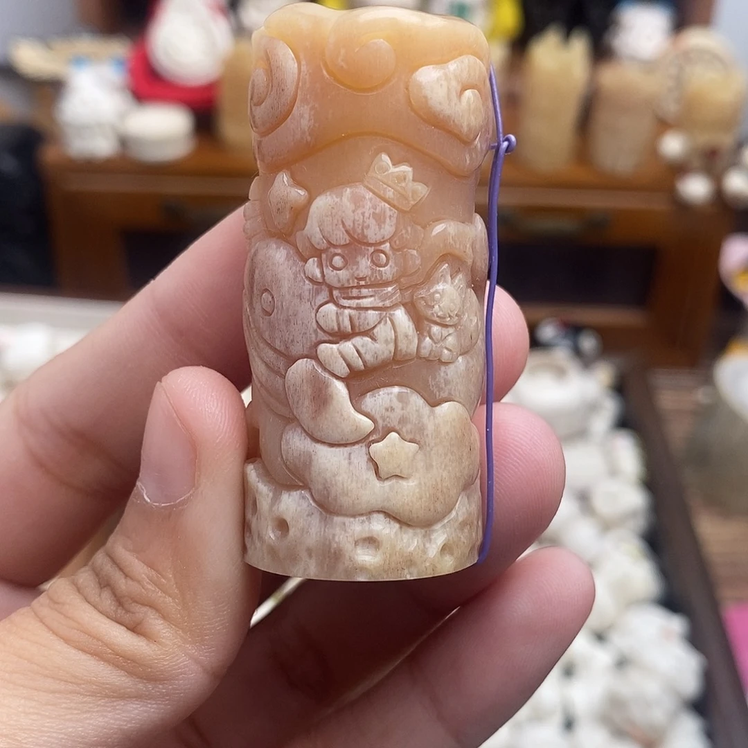 鹿骨把件c34小王子骨笛