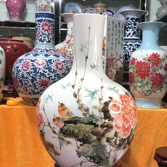 摆件景德镇陶瓷花瓶摆件