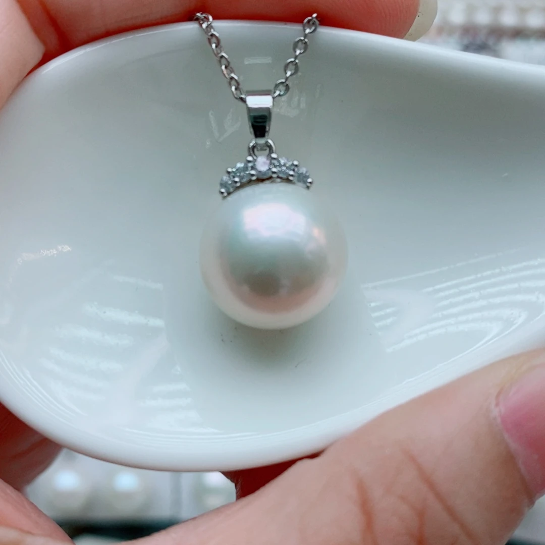 淡水珍珠未镶嵌颈饰14.2mm
