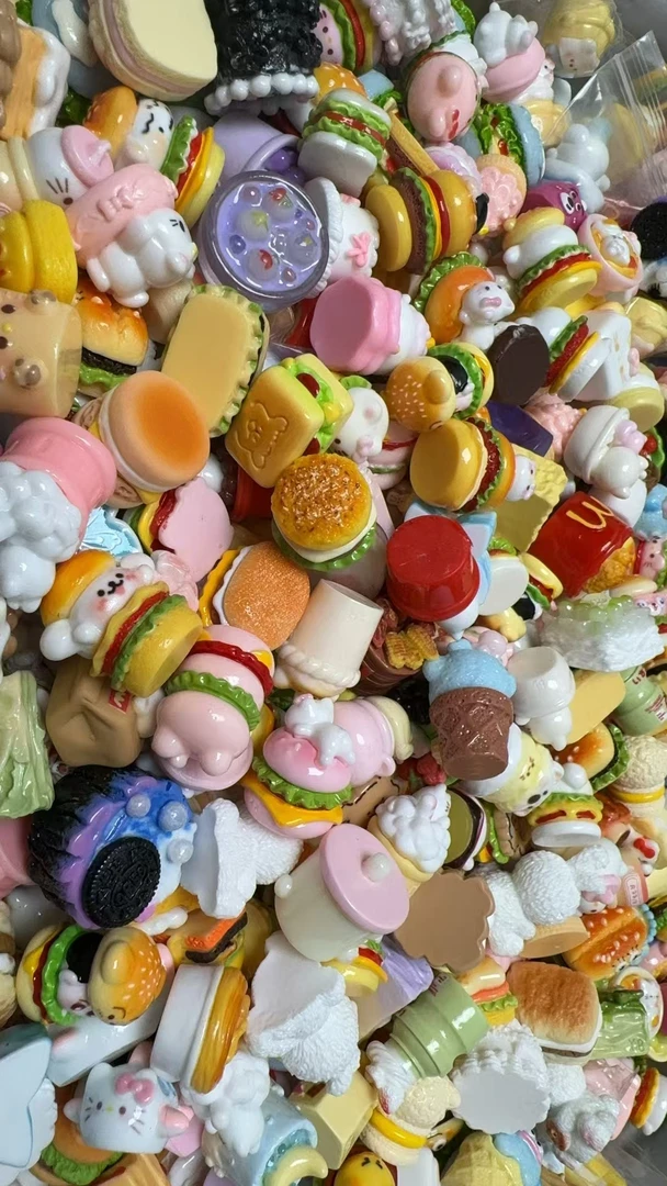 DIY各家定制大混 多款汉堡 树脂食玩 全立体高高货