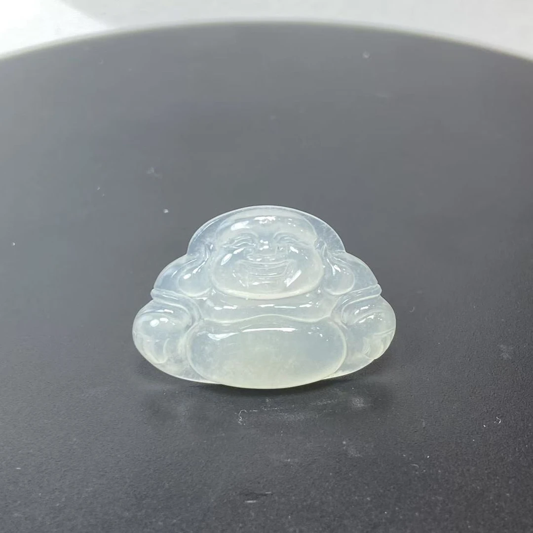 RX4天然缅甸A货翡翠冰胶佛公/090746/北京中保拍卖