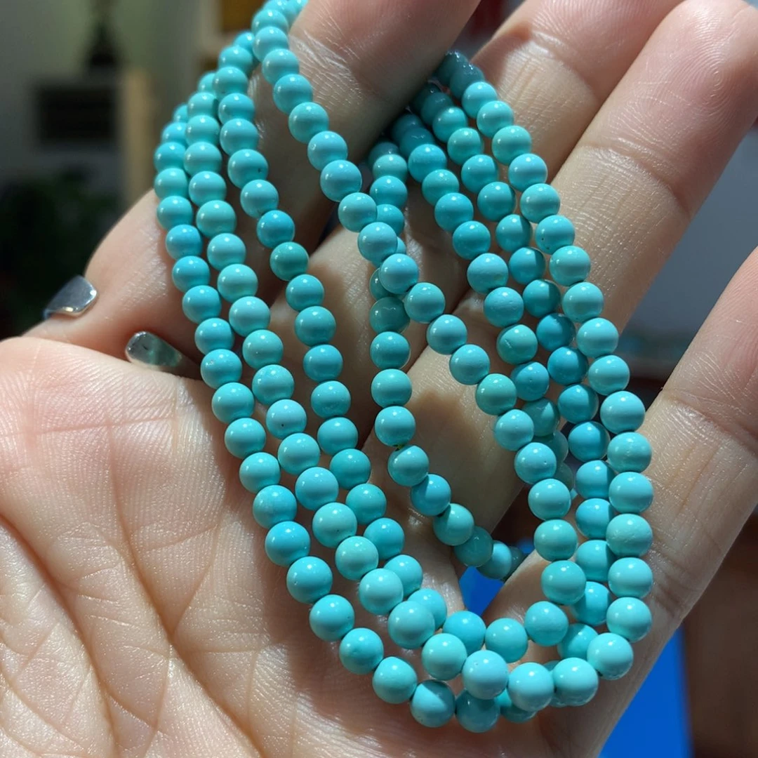 未镶嵌绿松石长链