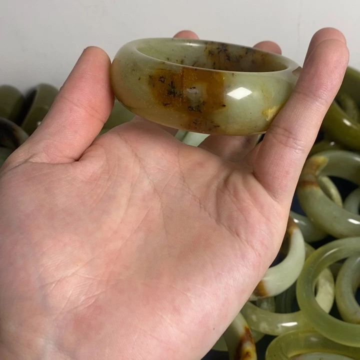蛇纹石玉合金手镯