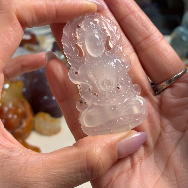 玛瑙/玉髓未镶嵌吊坠(不含链)
