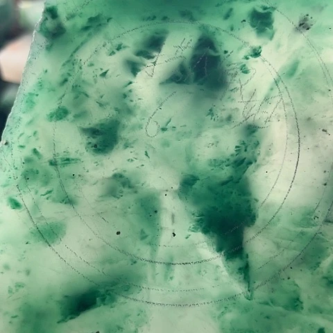 定制石英质玉手***姐非洲翠手镯定制