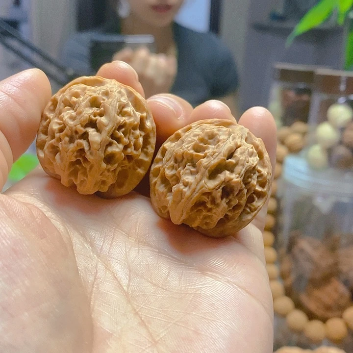 【闪购商品】文玩核桃把件33苹果迷你