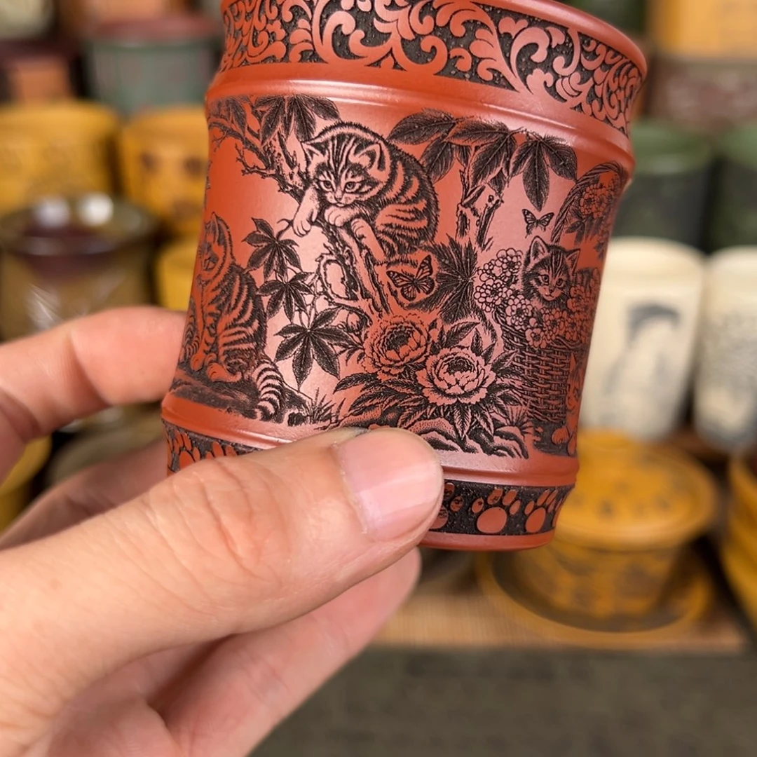 茶杯紫砂紫砂主人杯