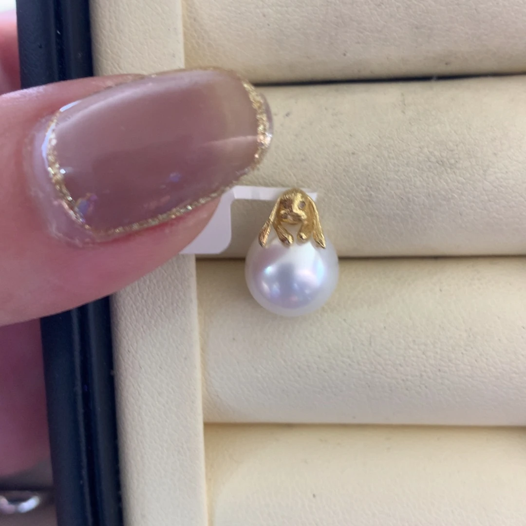 海水珍珠18K金镶嵌颈饰