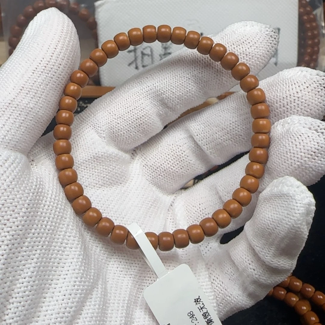 橄榄核手串老挝单圈极限弧5.4mm