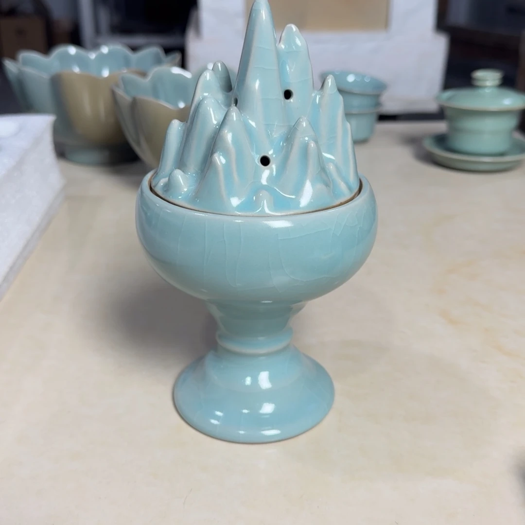 彭***的瓷其他仿古釉博山炉