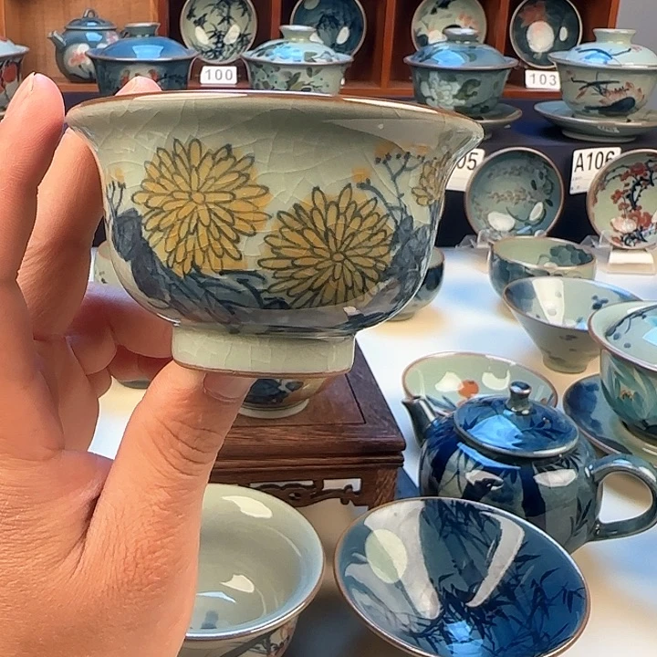 景德镇陶瓷陶瓷杯茶具