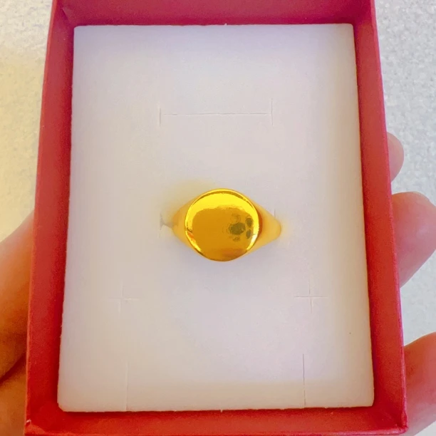 铜合金戒指 234时尚新款休闲百搭开口戒指女款简约光面