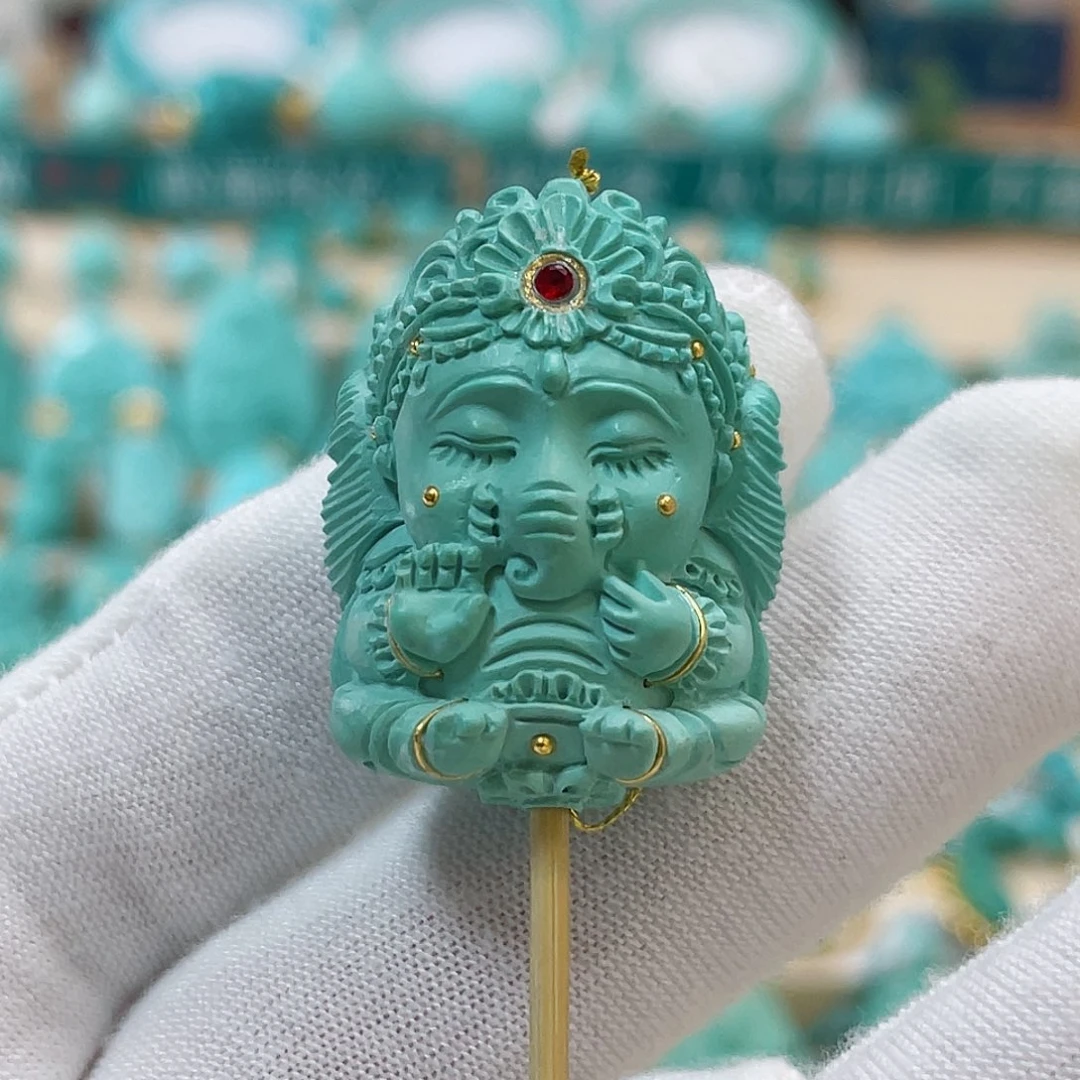 绿松石珠宝奇石未镶嵌