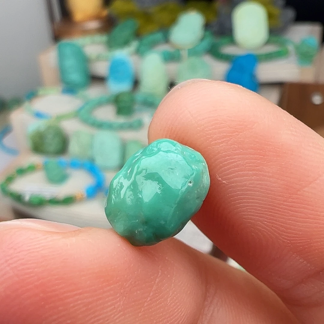 绿松石未镶嵌主播万珍