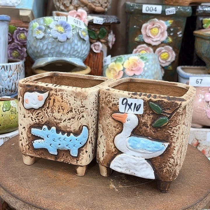 红陶粗陶多肉花盆