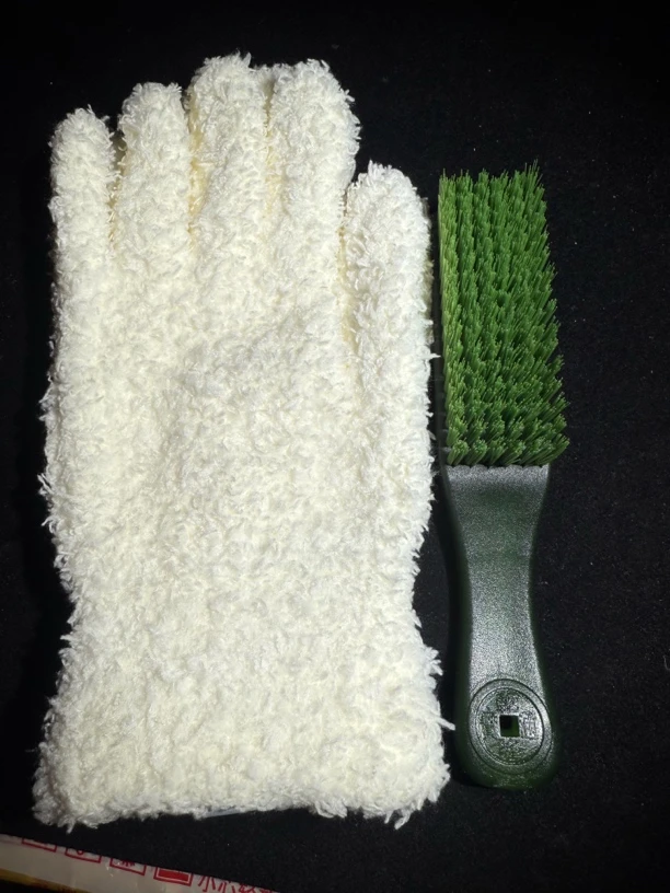 文玩核桃万毛手套刷子组合文玩核桃