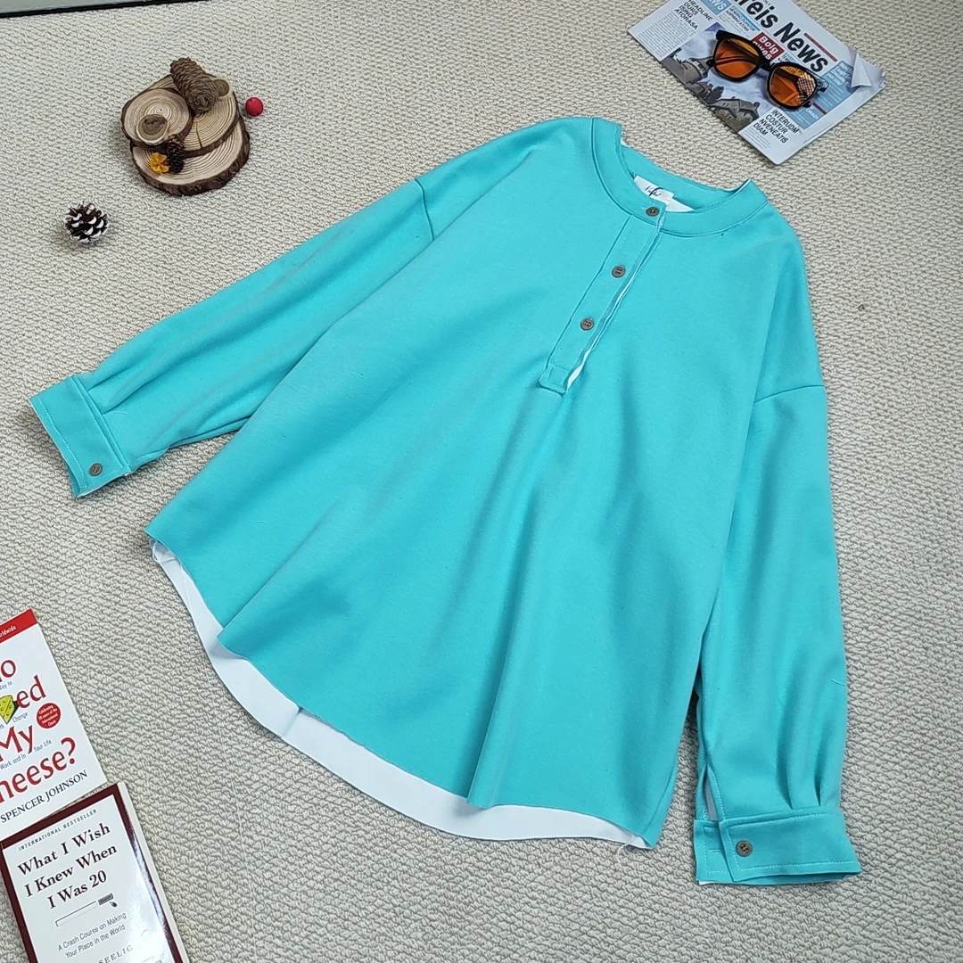 【蟹蟹推荐】2024年秋冬新款纯色休闲加厚卫衣8354