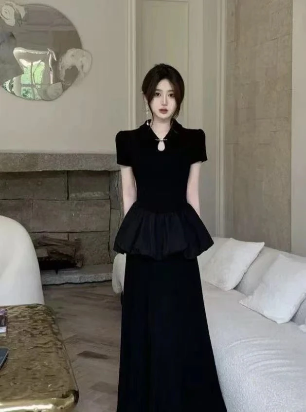 【莹莹推荐】新中式禅意夏国风改良设计感气质收腰显瘦遮肉两件套