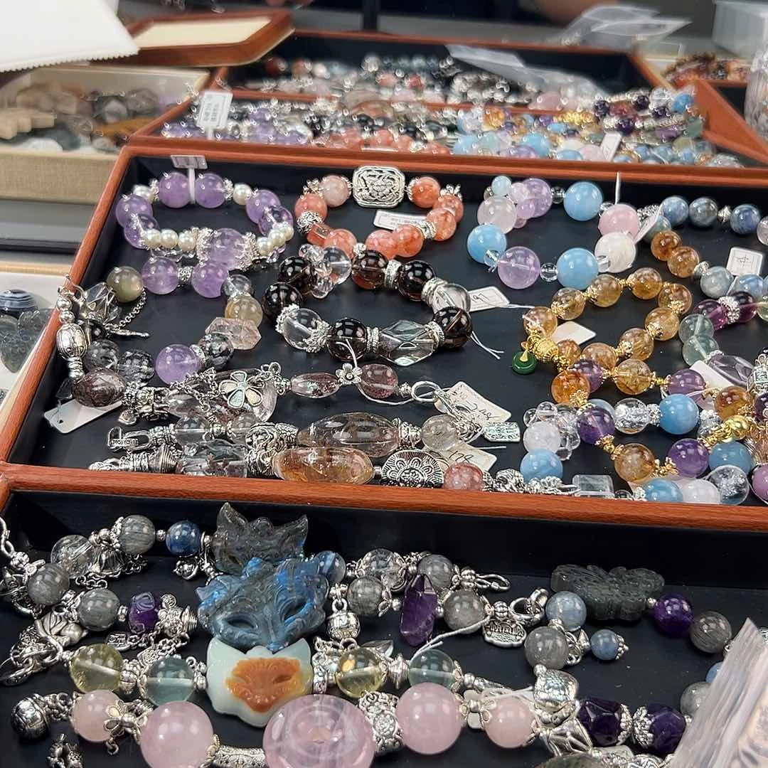 发晶手链合金Y**袜手串