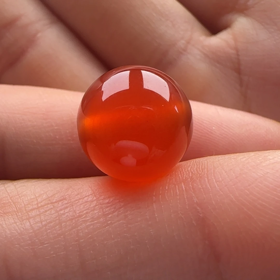 南红玛瑙圆珠11.5未镶嵌