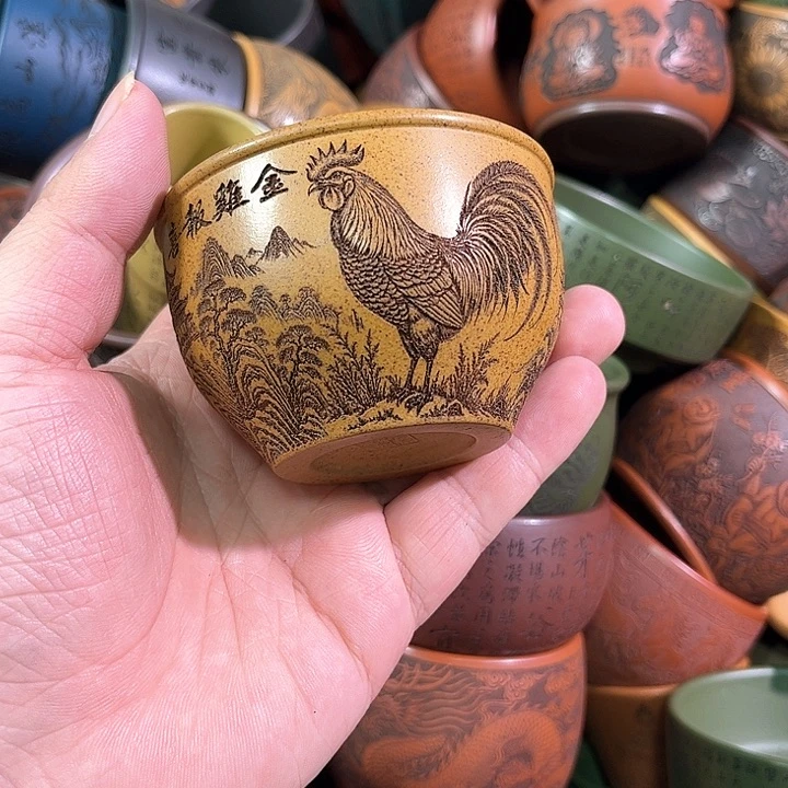 茶杯紫砂全手工紫砂主人杯