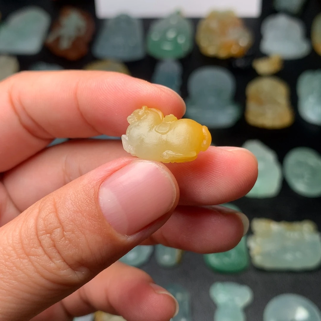 定制翡翠未镶嵌蜡**新马