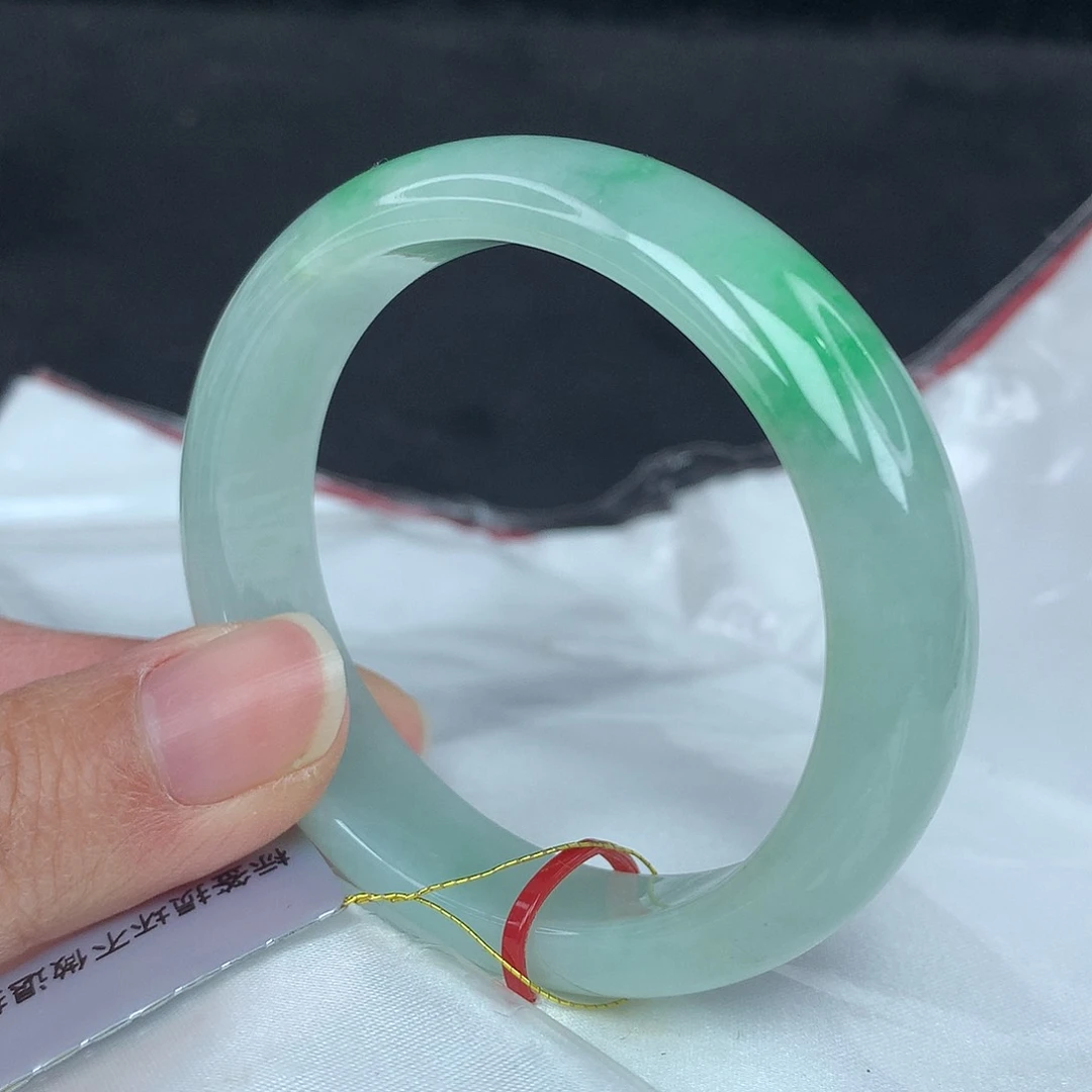 翡翠手镯未镶嵌53圈4151贵妃