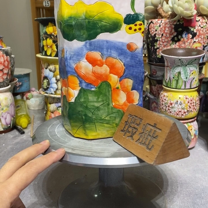 景德镇艺术手绘作品