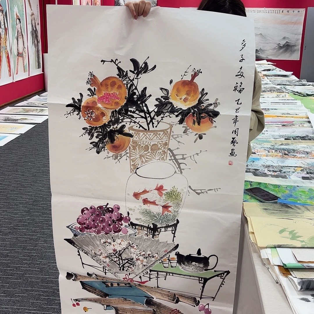 国画国画作品纯手绘