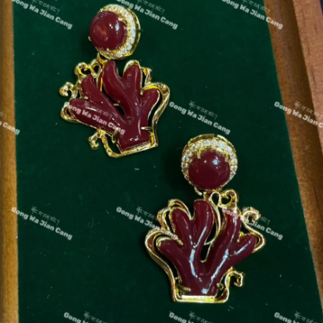 非金属硅胶耳饰 贡瓦坚仓藏式耳环