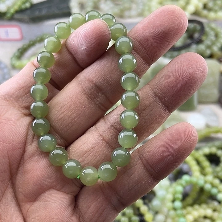 流***a手串未镶嵌和田玉