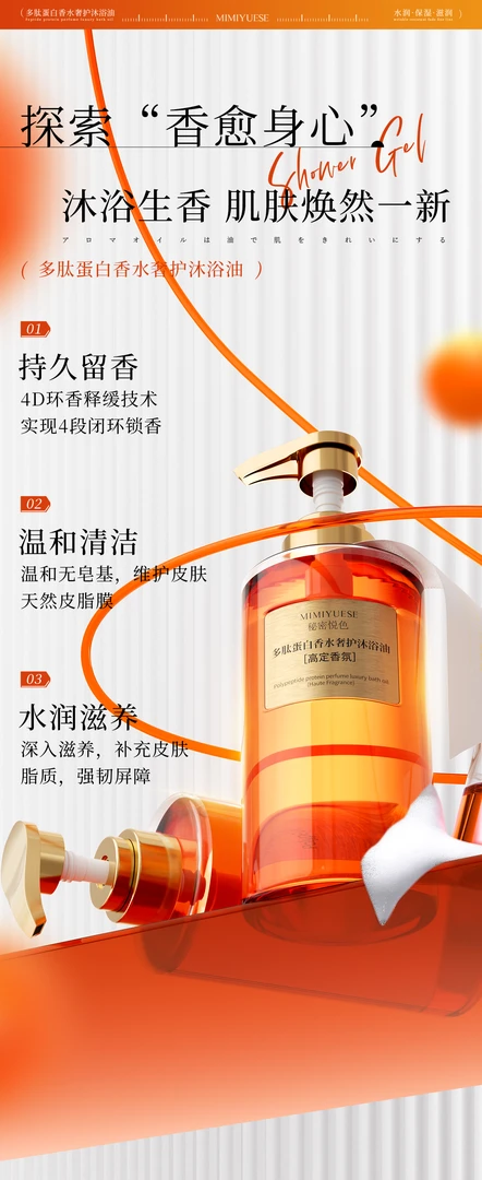 【买一送一】多肽蛋白香水奢护沐浴油